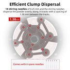 MHW-3BOMBER WDT Tool Espresso 54mm for Breville, Espresso Distribution Tool with Magnetic Base for Barista, Adjustable Depth Needle Distributor Tool, Coffee Stirrer Tools, YU Series Cyclone, T5959